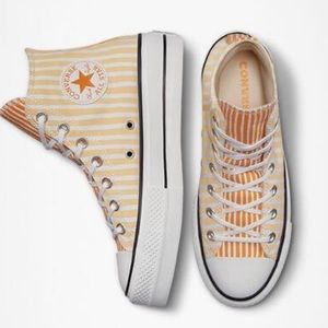 Stripped high top platform converse!